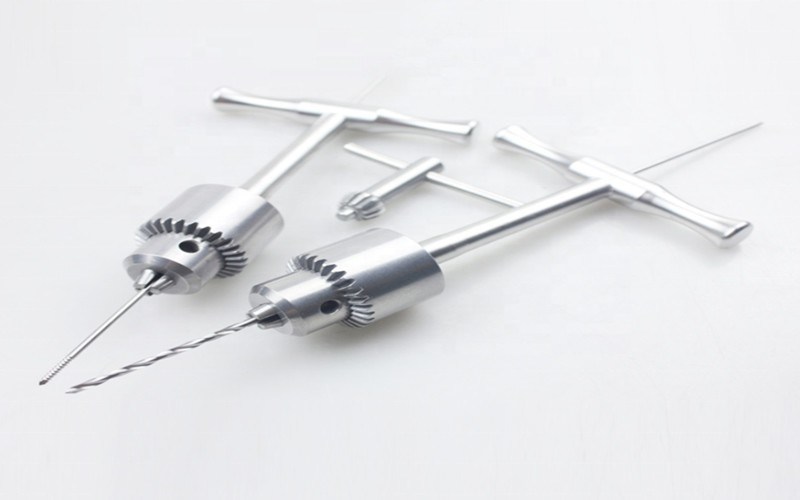 Universal Chuck Handle Hollow Hand Drill KWire Pin Locking Device