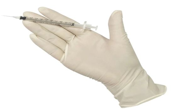 Safety Protective Disposable Latex Examination Gloves Used For Medical