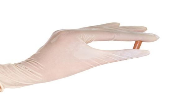 Safety Protective Disposable Latex Examination Gloves Used For Medical